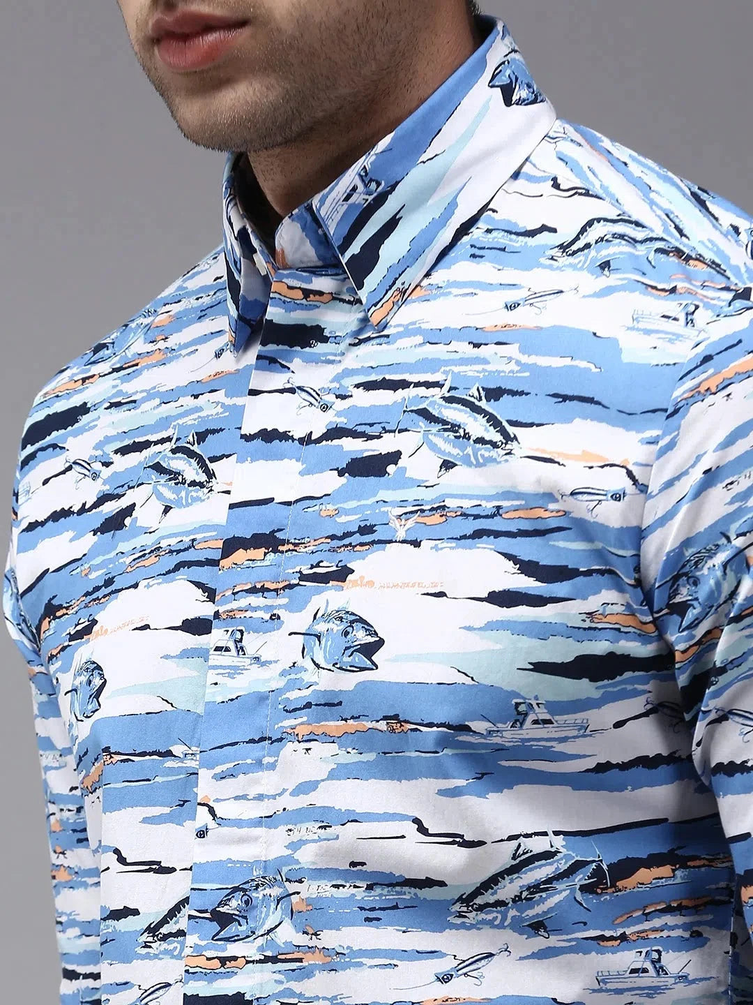 Multi-Color Printed Mens Shirt | Cotton Casual Shirts