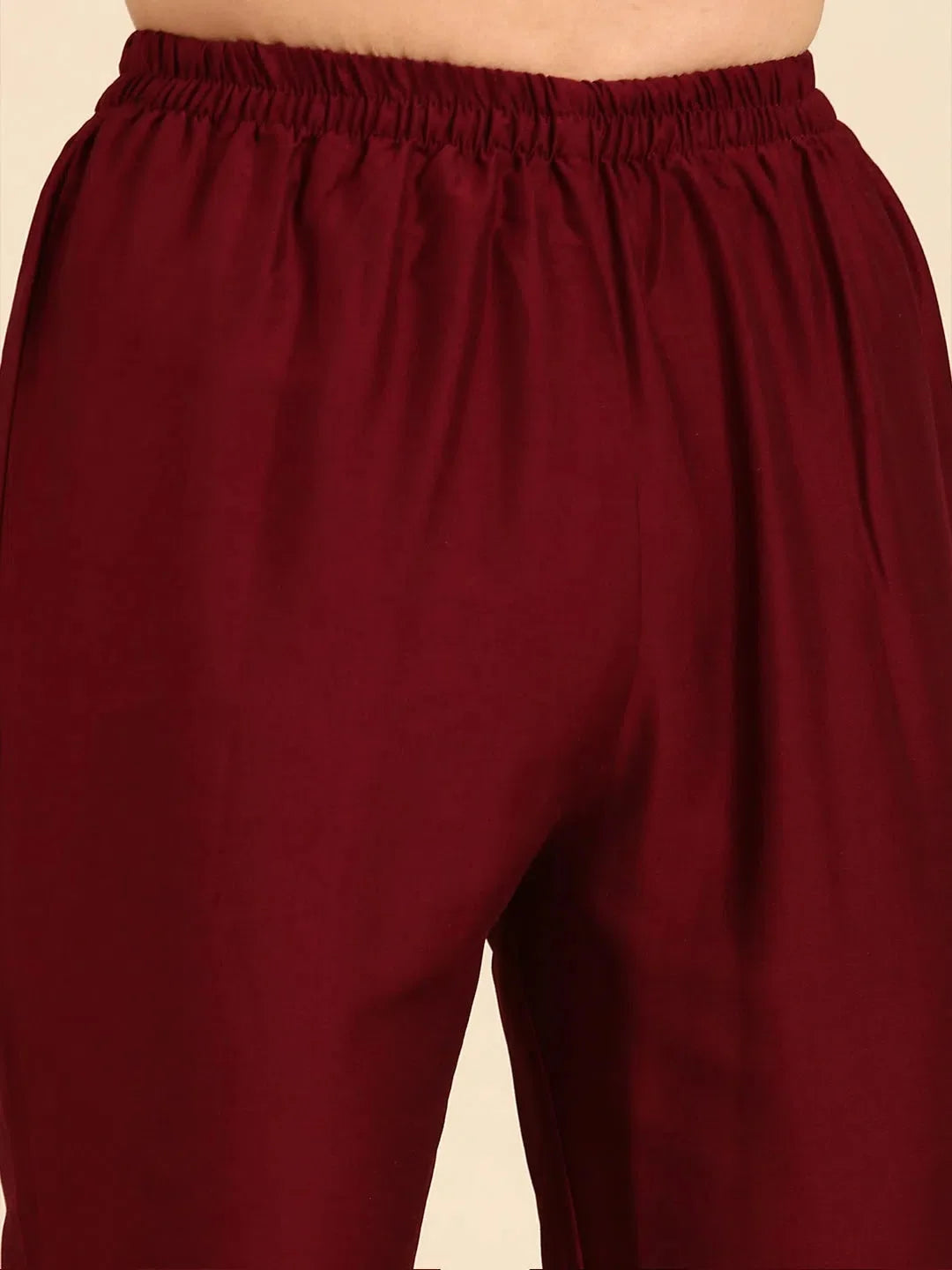 Red Embroidered Kurta Set | Designer Women's Indian Kurta Sets