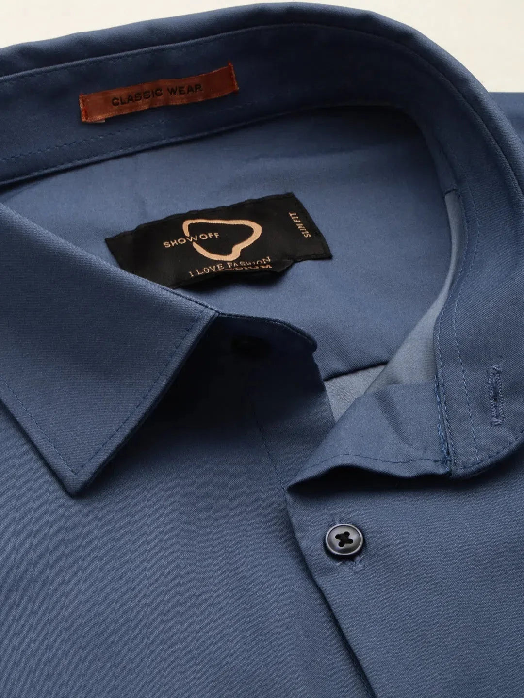 Teal Cotton Mens Shirt | Solid Casual Shirts by DesiQlo