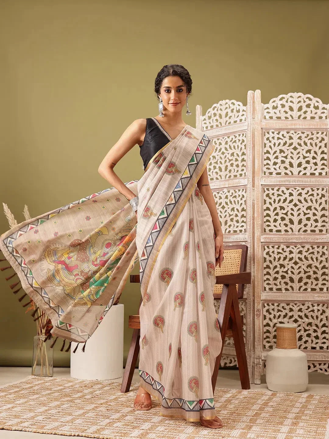 Contemporary Urban Glow Saree-SZKLD000-2302