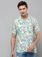 Men Multi Printed Casual Shirt-RESORTPRINT-5299-Multi