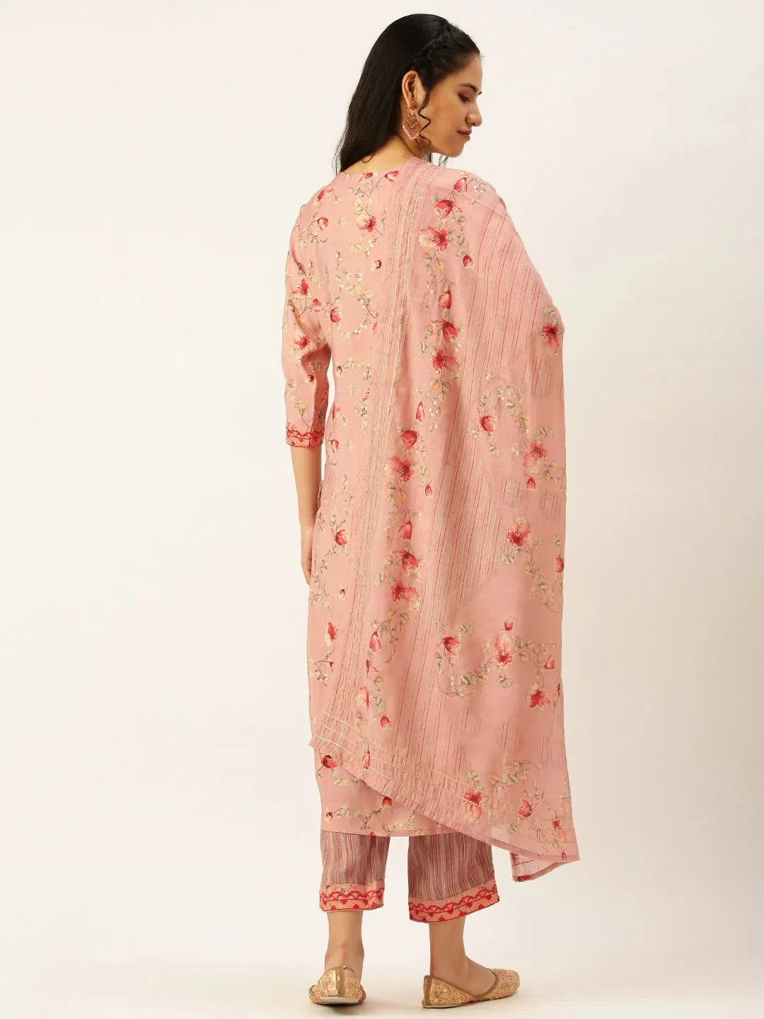 Purple Floral Designer Kurta Sets | Women's Indian Kurta Sets