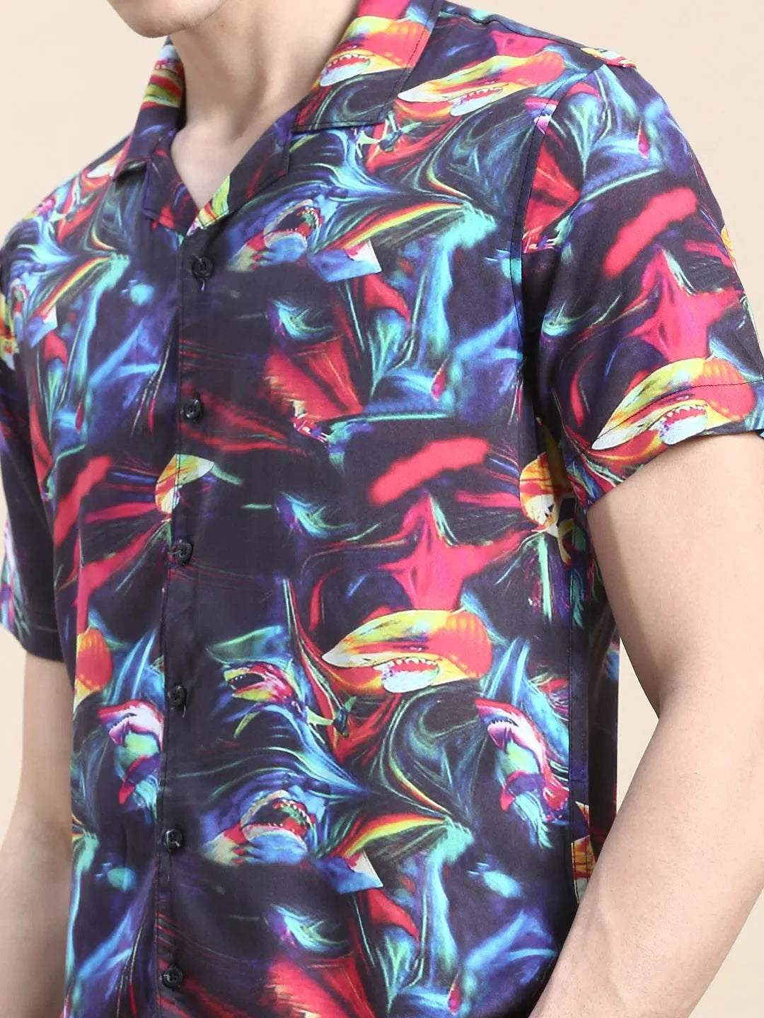 Men's Multi Printed Casual Co ord Set | Printed Co ord Set