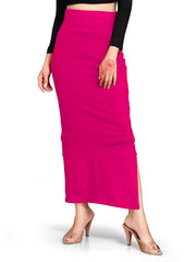 Women's Pink Lycra High Rise Saree Shapewear-14-PL-PINK
