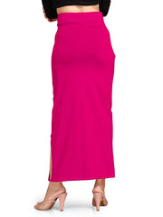 Women's Pink Lycra High Rise Saree Shapewear-14-PL-PINK