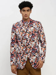 Men Multi Printed Blazer-SOBLZ-85-06-Multi