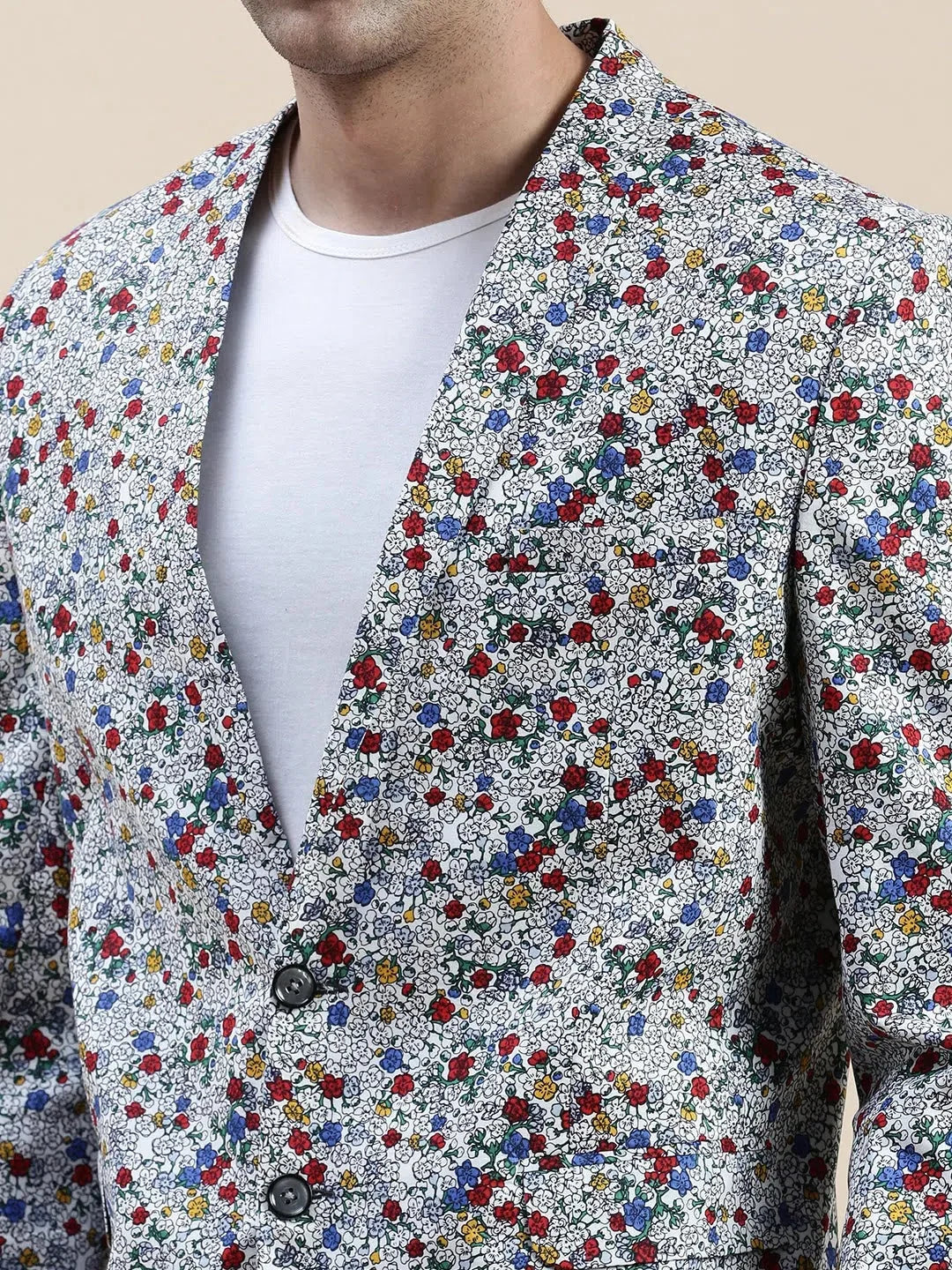 Multi Printed Men's Casual Cotton Blazer | Modi Jacket Style