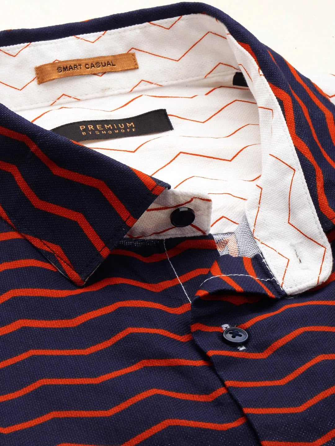 Men's White Printed Cotton Shirt | Stylish Casual Shirts
