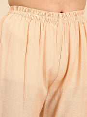 Women's Peach Embroidered Kurta SetKC-883-Peach