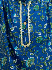 Dhoti Kurta Set for Boys - Blue | BR24DK66BLA
