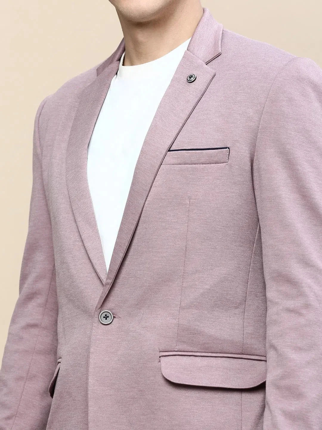 Mauve Cotton Modi Jacket | Men's Nehru Jackets Online