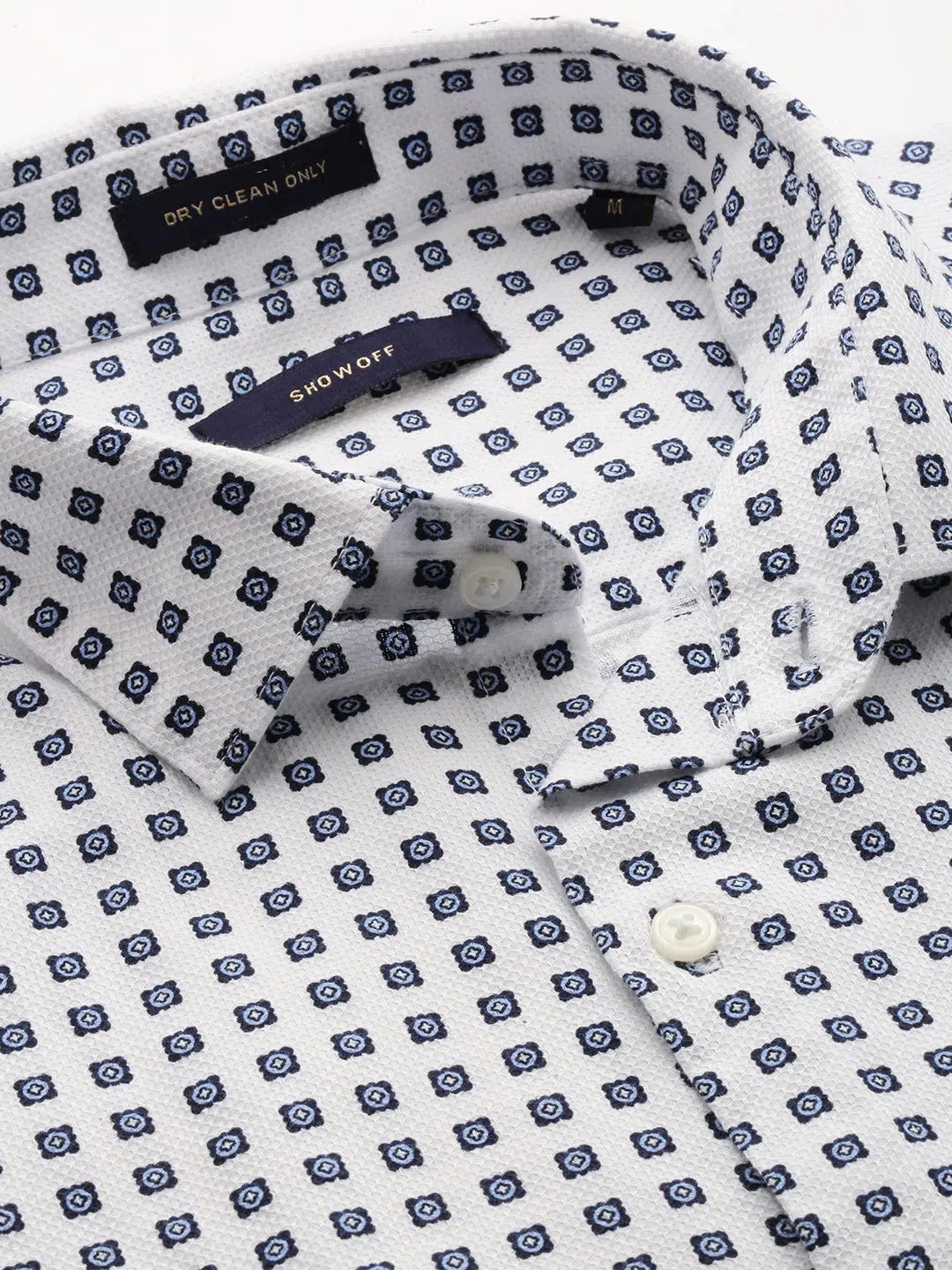 Authentic White Solid Mens Shirt - Cotton Casual Shirt | DesiQlo