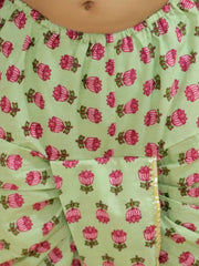 Dhoti Kurta Set for Boys - Green | BR24DK64GRA