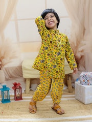 Dhoti Kurta Set for Boys - Yellow | BR24DK66YWA
