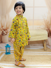 Dhoti Kurta Set for Boys - Yellow | BR24DK66YWA