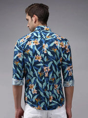 Men Multi Printed Casual Shirt-PERRYPRINT-1855-Multi