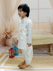 Dhoti Kurta Set for Boys - White | BR24DK65WHA
