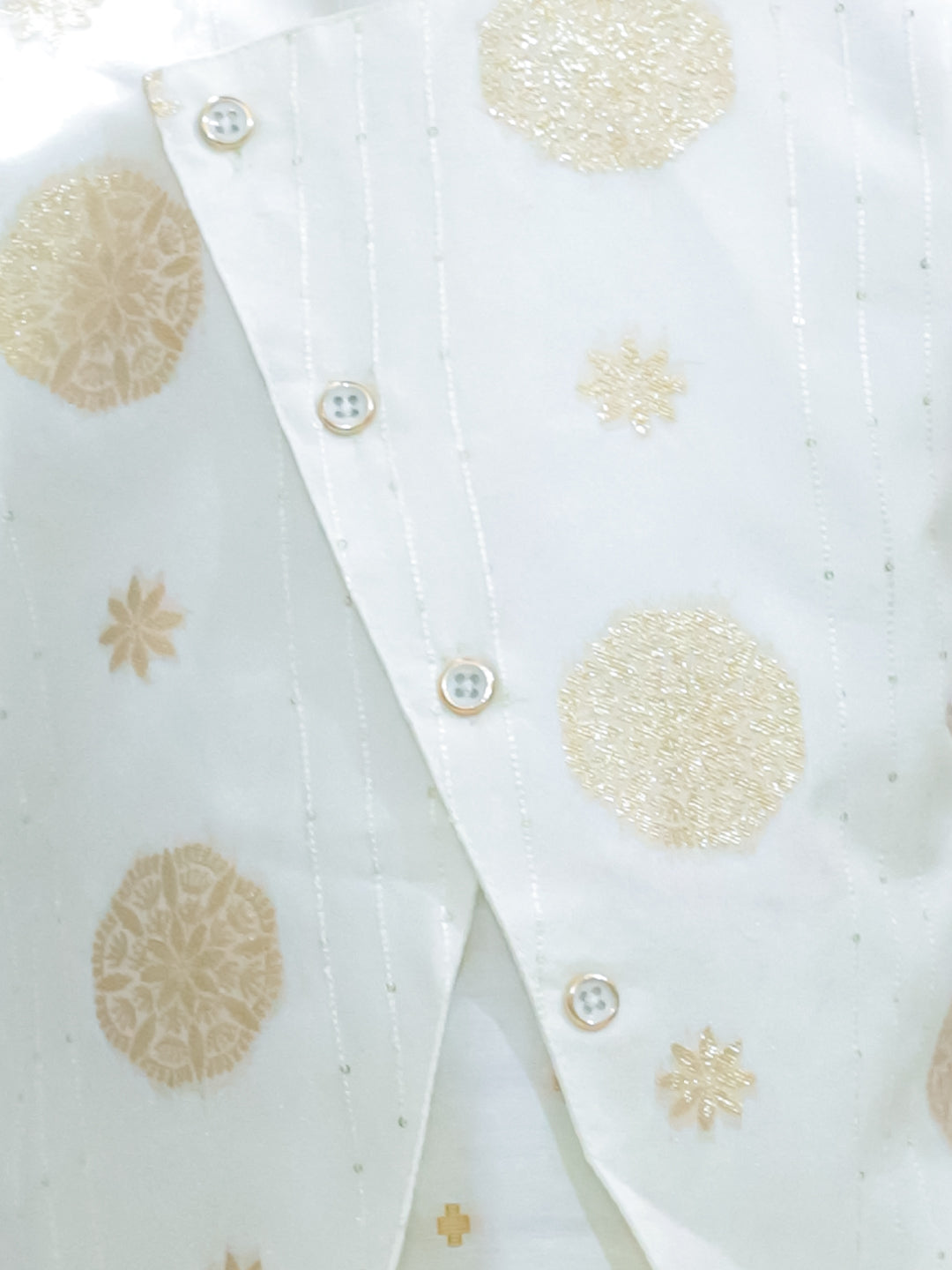 Dhoti Kurta Set for Boys - White | BR24DK65WHA | DesiQlo