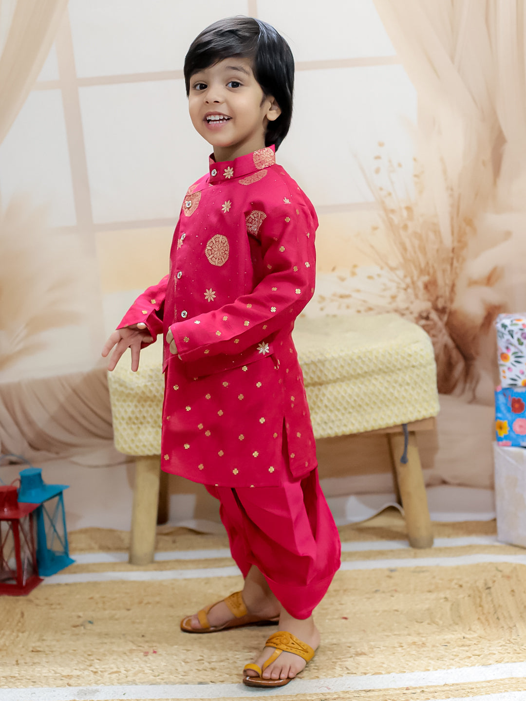 Dhoti Kurta Set for Boys | BR24DK65MRA | DesiQlo
