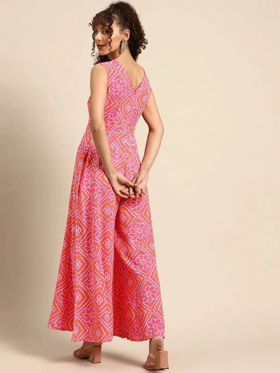 Pink Kalidar Jumpsuit | Comfortable Women's Tops Online