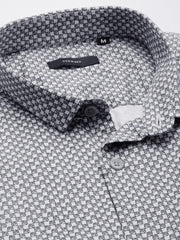 Men Cream Printed Casual Shirt-TKTPRINT-122-Cream