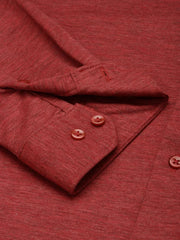 Men Red Solid Casual Shirt-FORDKNITS-4469-Red