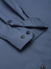 Men Teal Solid Casual Shirt-SHOPPEIMPORT-5220-Teal