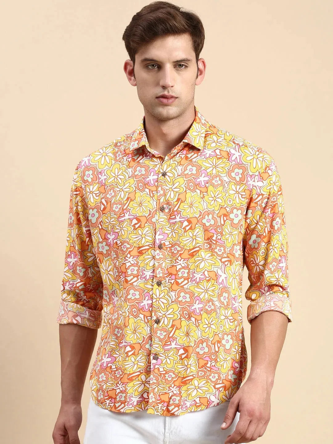 Multi Printed Mens Shirt - Trendy Cotton Shirt | DesiQlo