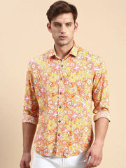 Men Multi Printed Casual Shirt-GURJANPRINT-5408-Multi