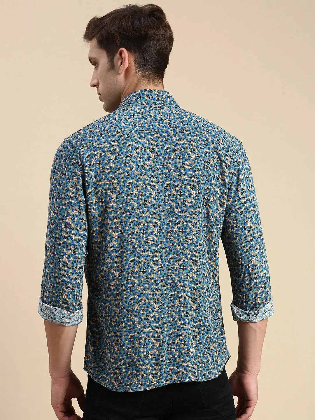 Men's Multi Print Cotton Shirt - Stylish Casual Wear | DesiQlo