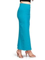 Women's Turquoise Blue Lycra High Rise Saree Shapewear-17-PL-TURQUOISE BLUE