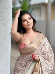 Womens Fashion Ethnic Kanjeevaram Green Color Sarees-MLSHWSA1854PSG