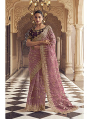 Womens Premium Fashion Ethnic Purple Color Saree-MLSHWSA2125PUP0ONE