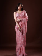 Womens Premium Fashion Ethnic Pink Color Saree-MLSHWSA2089PNK0ONE