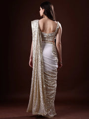 Womens Premium Fashion Ethnic Off White Color Saree-MLSHWSA2088OFW0ONE