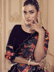 Womens Premium Fashion Ethnic Maroon Color Saree-MLSHWSA2086MRN0ONE