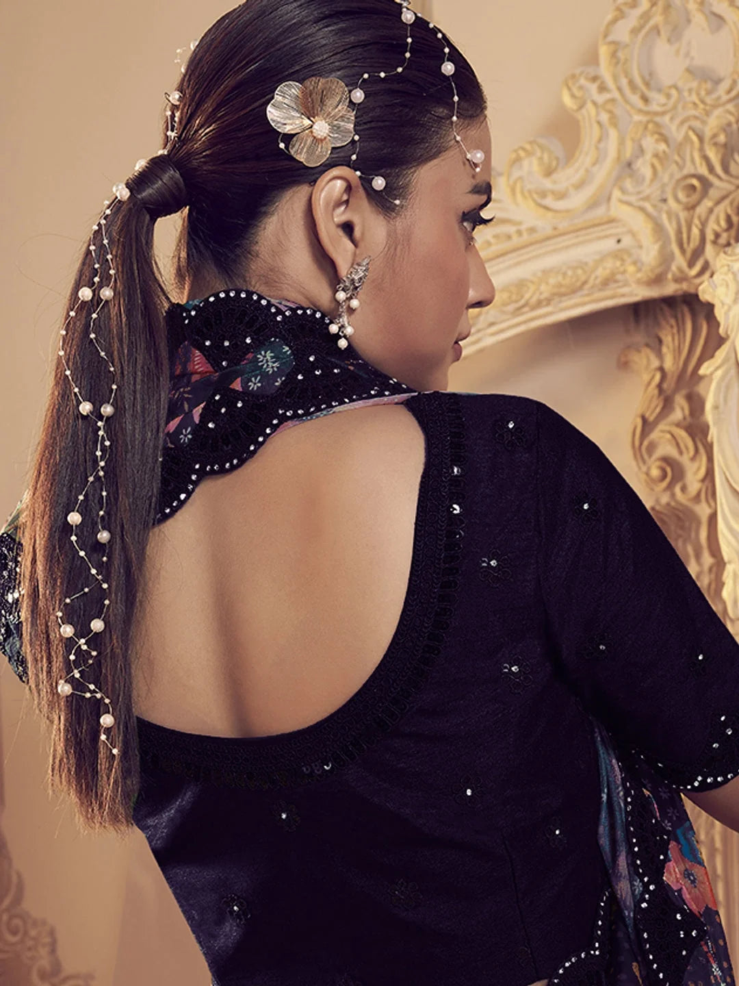 Maroon Silk Saree: Womens Indian Sari Elegance