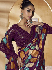 Womens Premium Fashion Ethnic Multi Color Saree-MLSHWSA2079MUL0ONE