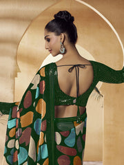 Womens Premium Fashion Ethnic Multi Color Saree-MLSHWSA2081MUL0ONE