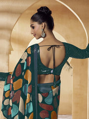 Womens Premium Fashion Ethnic Multi Color Saree-MLSHWSA2082MUL0ONE