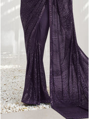 Womens Premium Fashion Ethnic Purple Color Saree-MLSHWSA2056PUP0ONE