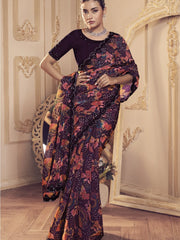 Womens Premium Fashion Ethnic Purple Color Saree-MLSHWSA2085PUP0ONE