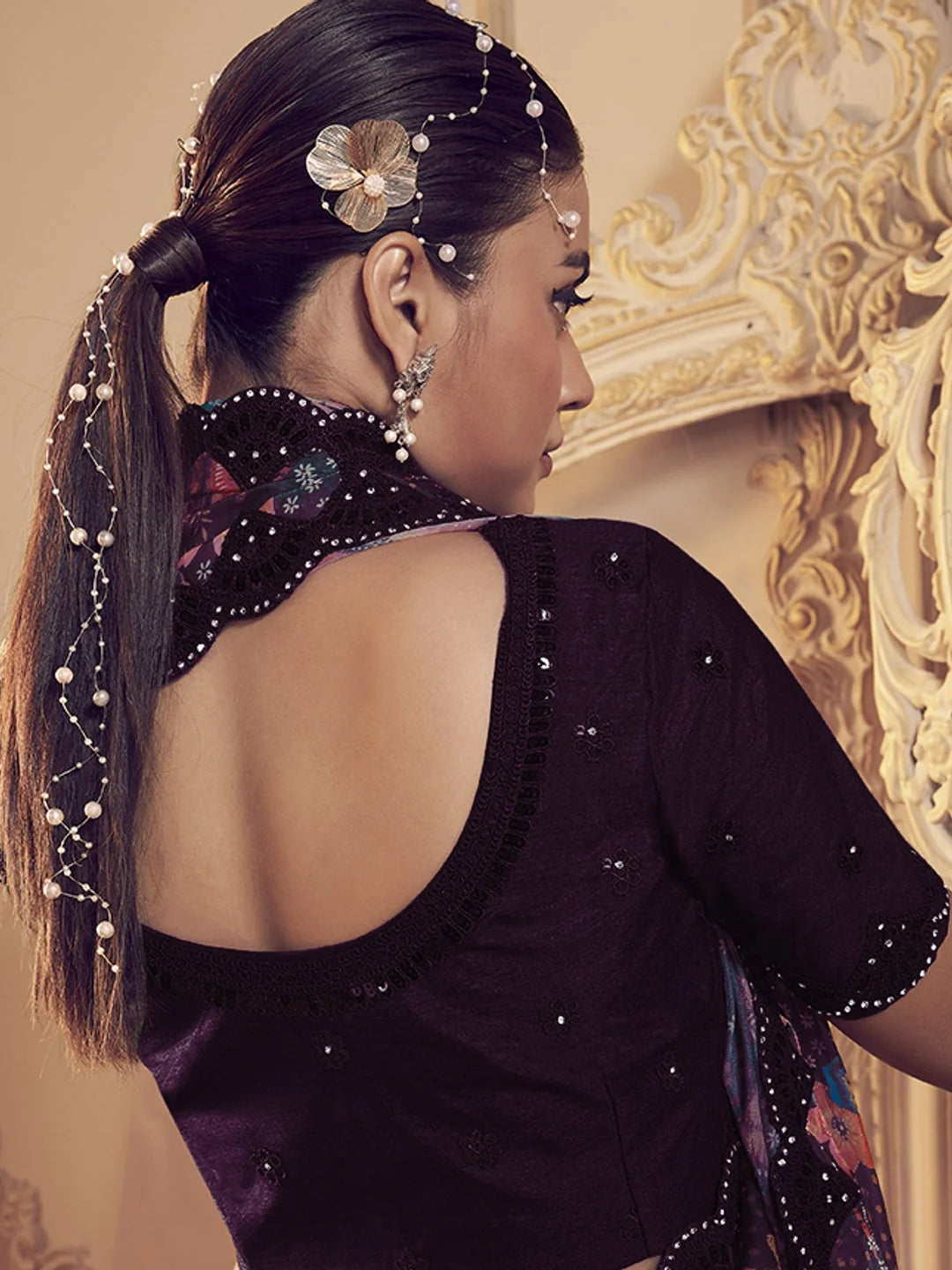 Purple Silk Saree: Indian Wedding Sarees & Ethnic Fashion