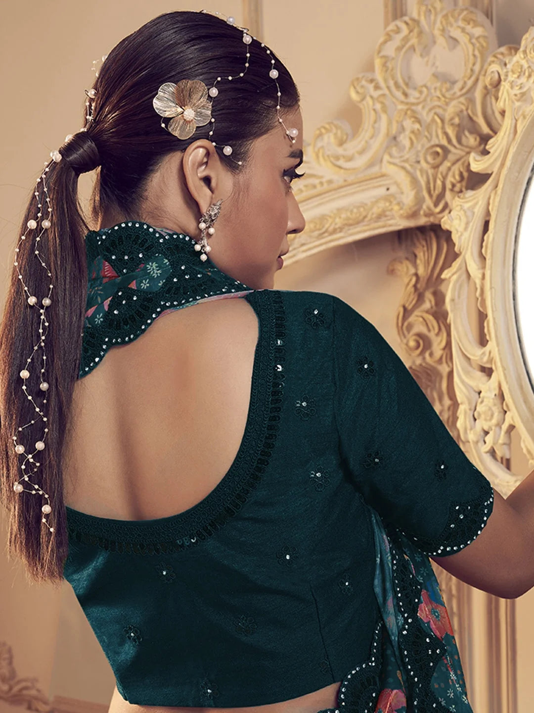 Blue Silk Saree - Designer Sarees India | Ethnic Elegance