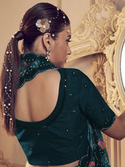 Womens Premium Fashion Ethnic Blue Color Saree-MLSHWSA2084BLU0ONE