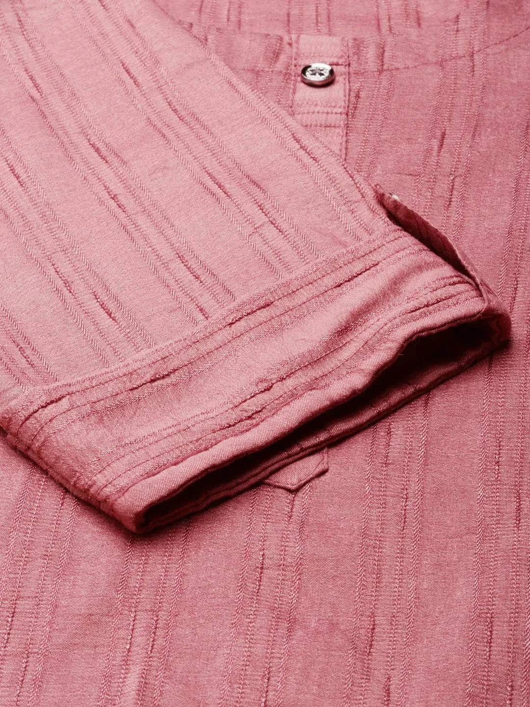 Mauve Solid Kurta - Women's Polyester Indian Kurta Ladies