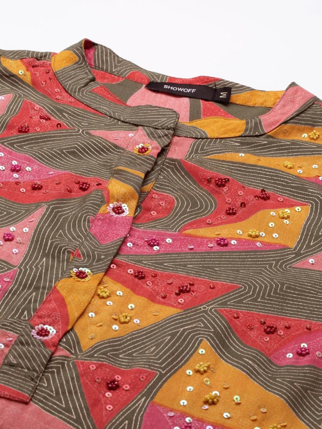 Multi Printed Cotton Kurta | Women's Indian Kurtis Collection