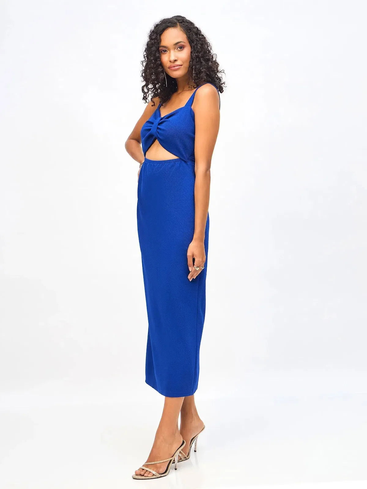 Royal Blue Bodycon Dress for Women | Party Lehenga