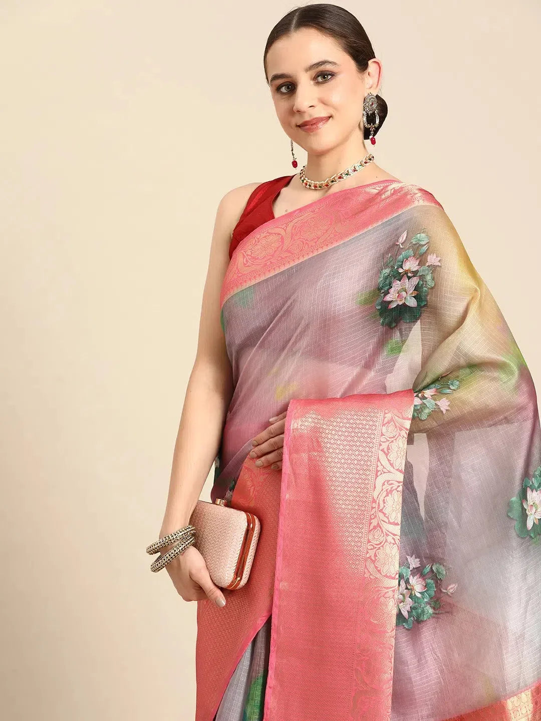 Chic Contemporary Delight Saree-SZ-DGSAVI-1822