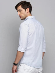Men White Printed Casual Shirt-JUPITERPRINT-3400-White